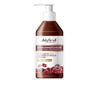 Biofresh cosmetics Via Natural gel nettoyant visage micellaire à l'huile de grenade et de rose,panthénol,gel micellaire 2en1,nettoyant et démaquillant 250ml