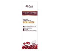 Biofresh cosmetics Via Natural gommage doux pour le visage à l'huile de grenade et de rose,créatine,panthénol,anti-âge,gentle face scrub 100ml