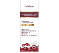 Biofresh cosmetics Via Natural masque nettoyant pour le visage à l'huile de grenade et de rose,resvératrol,panthénol,créatine,anti-âge 125 ml