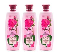 BioFresh Rose of Bulgaria Shampooing pour tous types de cheveux à l'eau de rose 3 x 330 ml