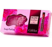 Biofresh - Set cadeau Essence de Parfum 2,1 ml et glycérine rose savon à la main 30 gr.