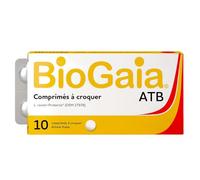 Biogaia ATB Comprimés à Croquer Arome Fraise x10
