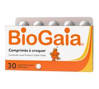 BioGaia Lactobacillus Reuteri Protectis Arôme Citron 30 Comprimés À Croquer