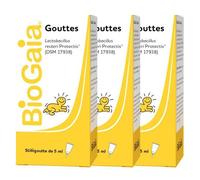 BioGaia Probiotiques Gouttes Lactobacillus Reuteri Protectis 5ml Lot de 3
