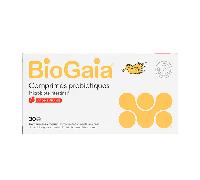 BioGaia Comprimés Probiotiques pour les Enfants dès 3 ans | Équilibre de la Flore Intestinale | Complément Alimentaire | Contient le L. reuteri Protectis | Arôme Fraise - 30 Comprimés à Croquer