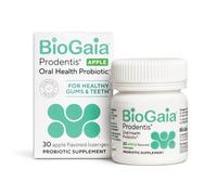BioGaia Prodentis - Probiotiques dentaires cliniquement bénéfiques pour le thé et les gommes - Promotes Good Oral Health & Good Health Too - Probiotiques oraux - 30 lozenges flambées aux pommes - 1
