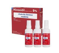 Biogaran Minoxidil 5 % Solution pour Application Cutanée 3x60 ml