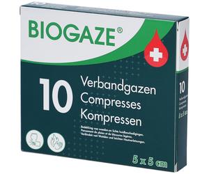 BIOGAZE® Compresses 5 x cm 10 pc(s)