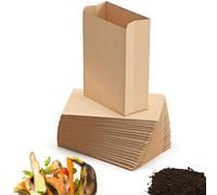 BIOGLÜCK® Sacs poubelle bio en papier de 20 l - La solution écologique et robuste pour vos déchets de cuisine.