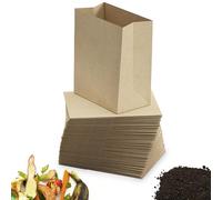 BIOGLÜCK® Sacs poubelles biodégradables 10 litres avec fond renforcé [100 unités] - Votre solution durable et robuste pour les déchets de cuisine