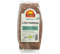 BIOGRA SEMILLAS DE LINO MARRON 250gr. - soin conçu pour une utilisation régulière, s’intègre facilement dans une routine de tous les jours, poids 250 g et facilite la prise en charge de votre bien-êtr