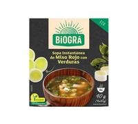 Biográ Sopa de Miso con Verduras 4 sobres x 10g