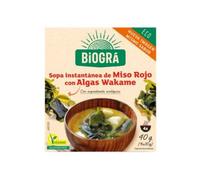 Biográ Sopa Vegana de Miso con Algas 4 sobres x 10g