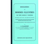 BIOGRAPHIES DES HOMMES ILLUSTRES DES TEMPS ANCIENS