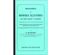 Biographies des hommes illustres des temps anciens
