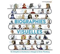 Biographies visuelles De Cléopatre et Confucius à Mbappé et Greta Thunberg - Collectif - Gallimard jeunesse - relié - Biographie