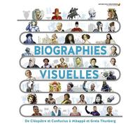 Biographies visuelles De Cléopatre et Confucius à Mbappé et Greta Thunberg - Collectif - Gallimard jeunesse - relié - Biographie