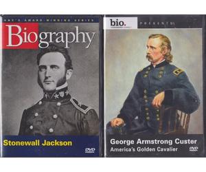 Biography George Armstrong Custer , Biography Stonewall Jackson : 2 Pack Collection