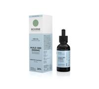 Biogrine Huile Cbd 2000mg Full Spectrum 20% Relaxation Et Soulagement Goût Menthe Glaciale 10ml Vegan