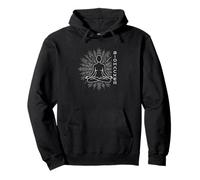 Biohacker Méditating Red Light Therapy Wellness Graphic Sweat à Capuche