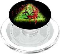 Biohazard Toxic Vintage Brick Infected Zombie Splatter PopSockets PopGrip pour MagSafe
