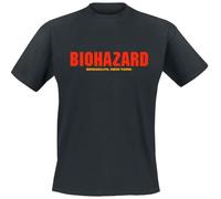 Biohazard Urban Discipline Homme T-Shirt Manches Courtes Noir 100% Coton Regular/Coupe Standard