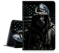 Biohazard Warrior Flag Coque pour Samsung Galaxy Tab A8 10.5 Pouces 2022 Antichoc PU Cuir Pliable Stand Slim Case avec Mise en veille/Réveil Automatique pour Galaxy Tab A8 2022 Modèle SM-X200/X205