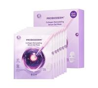 BIOHEAL BOH PROBIODERM Sérum Reforming Collagène Gel Masque (6 x 34 g) Masque hydrogel avec capsules de collagène pour raffermir et raffiner les pores, masque facial
