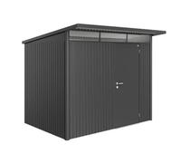 BIOHORT-Abri de jardin AvantGarde simple porte acier taille A5 gris foncé 260x220x218 cm