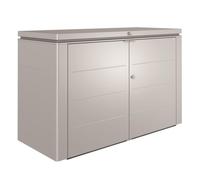 BIOHORT-Coffre highboard couleur argent 200x84x127 cm