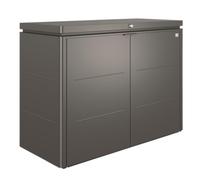 BIOHORT-Coffre highboard gris quartz métallique 160x70x118 cm