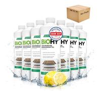 BiOHY Agent de nettoyage des robots d’essuyage (9 x 1l Bouteille) | Nettoyant pour tous les planchers en bois | pour parquet et stratifié | Concentré économique (Wischroboter Holz)