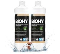 BiOHY Détartrant pour les machines a café automatique (2 x 1l Bouteille) | efficace pour les bouilloires | toutes marques | environ 20 processus de détartrage (Kaffee Entkalker)