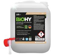BiOHY Détartrant pour les machines a café automatique (Bidon de 10l) + Robinet | efficace pour les bouilloires | toutes marques | environ 20 processus de détartrage (Kaffee Entkalker)