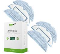 BiOHY Ensemble de lingette | Roborock S7+, Maxv Ultra, Pro Ultra | (Lot de 6) | Accessoires de robot d’essuyage en remplacement | adaptés à l'’origine Chiffons de nettoyage (Wischtücher)