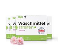 BiOHY Lessive feuilles avec parfum de printemps (4 x 60 pièces) | Lessive universelle durable sans plastique | Papier de lavage 100 % biodégradable | Bandes de lessive solubles dans l'eau