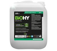 BiOHY Liquide Vaisselle (bidon de 10 litres) | Liquide Vaisselle Bio sans Produits Chimiques nocifs | Dégraissant Liquide pour Une Brillance fraîche | Idéal pour Distributeur de Liquide Vaisselle |