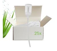 BiOHY Lot de 25 doseurs de détergent - Portionneurs résistants aux produits chimiques avec échelle précise - Aide au dosage pour un remplissage rapide et facile - Compatible avec toutes les bouteilles
