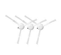BiOHY Lot de 3 brosses latérales compatibles avec Roborock S5 & S6, en blanc, pour S5, S50, S51, S55, S5 Max, S6 Pure & S6 MaxV, accessoire robot de nettoyage, brosse pour carrelage, parquet