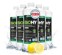 BiOHY Nettoyant de sol pour robot aspirateur laveur (6 x 1l Bouteille) | concentré pour tous les robots d'essuyage et d'aspiration à fonction humide | durable & écologique (Wischroboter)