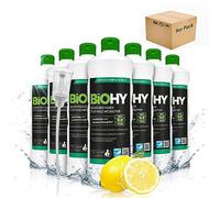 BiOHY Nettoyant de sol pour robot aspirateur laveur (9 x 1l Bouteille) + Distributeur | concentré pour tous les robots d'essuyage et d'aspiration à fonction humide (Wischroboter Frisch)