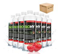 BiOHY Nettoyant et Détergent pour sanitaire (9 x 1l Bouteille) | Détartrant concentré pour le domaine sanitaire | Laisse une agréable odeur fraîche | Extra fort (Sanitärreiniger)