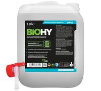 BiOHY Nettoyant industriel (Bidon de 10l) + Robinet | nettoyant atelier peu moussant | élimine les graisses et les huiles sur toutes les surfaces imperméables (Industriereiniger)