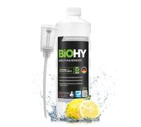 BiOHY Nettoyant pour acier inoxydable (Bouteille de 1l) + Distributeur | Entretien de l'acier inoxydable pour un nouvel éclat sans traces | Protection digitales, les taches (Edelstahlreiniger)