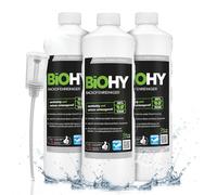 BiOHY Nettoyant pour Four à Haute Concentration (3 x 1l Bouteille) + Distributeur | dégraissant pour Un Nettoyage Rapide et Facile du Four - sans frotter (Backofenreiniger)