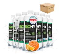 BiOHY Nettoyant pour sols pour robots de nettoyage avec parfum d'orange (6 x 1l Bouteille) | Concentré de nettoyant pour tous les robots de nettoyage | Sans mousse (Wischroboter Orange)