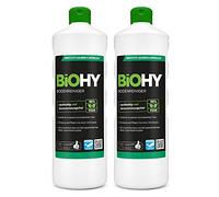 BiOHY Nettoyant sols (2 x 1l Bouteille) | Concentré pour Tous Les équipements de Nettoyage et Tous Les sols durs | Odeur agréable et Nettoyage sans Traces (Bodenreiniger)