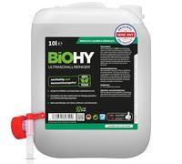 BiOHY Nettoyeur à ultrasons (Bidon de 10l) + Robinet | Nettoyage intensif & Doux des Lunettes | des Produits dentaires, de l'or | des pièces de Monnaie et des Bijoux (Ultraschallreiniger)