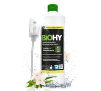 BIOHY Nettoyeur de Tapis pour Les Machines à Laver (Bouteille de 1l) + Distributeur | élimine Toutes Les Taches | Nettoyage et Entretien en Une Seule étape (Waschsauger)
