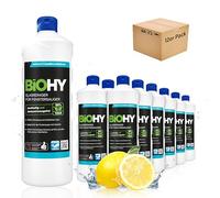 BiOHY Nettoyeur de vitres pour aspirateurs de vitres (12 x 1l Bouteille) | brillant éclatant sur toutes les surfaces | pour un nettoyage sans traces (Fenstersauger)